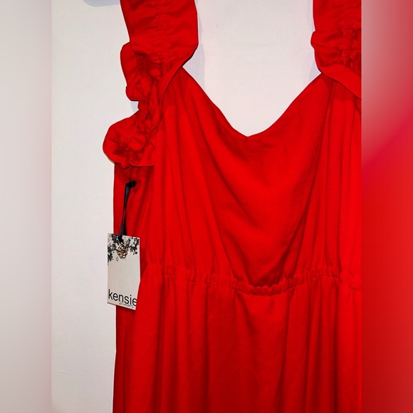 Red maxi dress - Picture 4 of 5